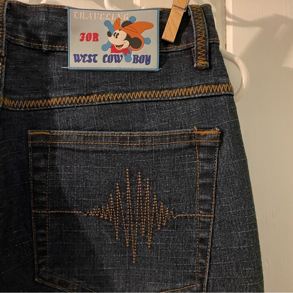 Vintage 90’s Mickey unlimited bootcut jeans-size 27 like new - Picture 4 of 12